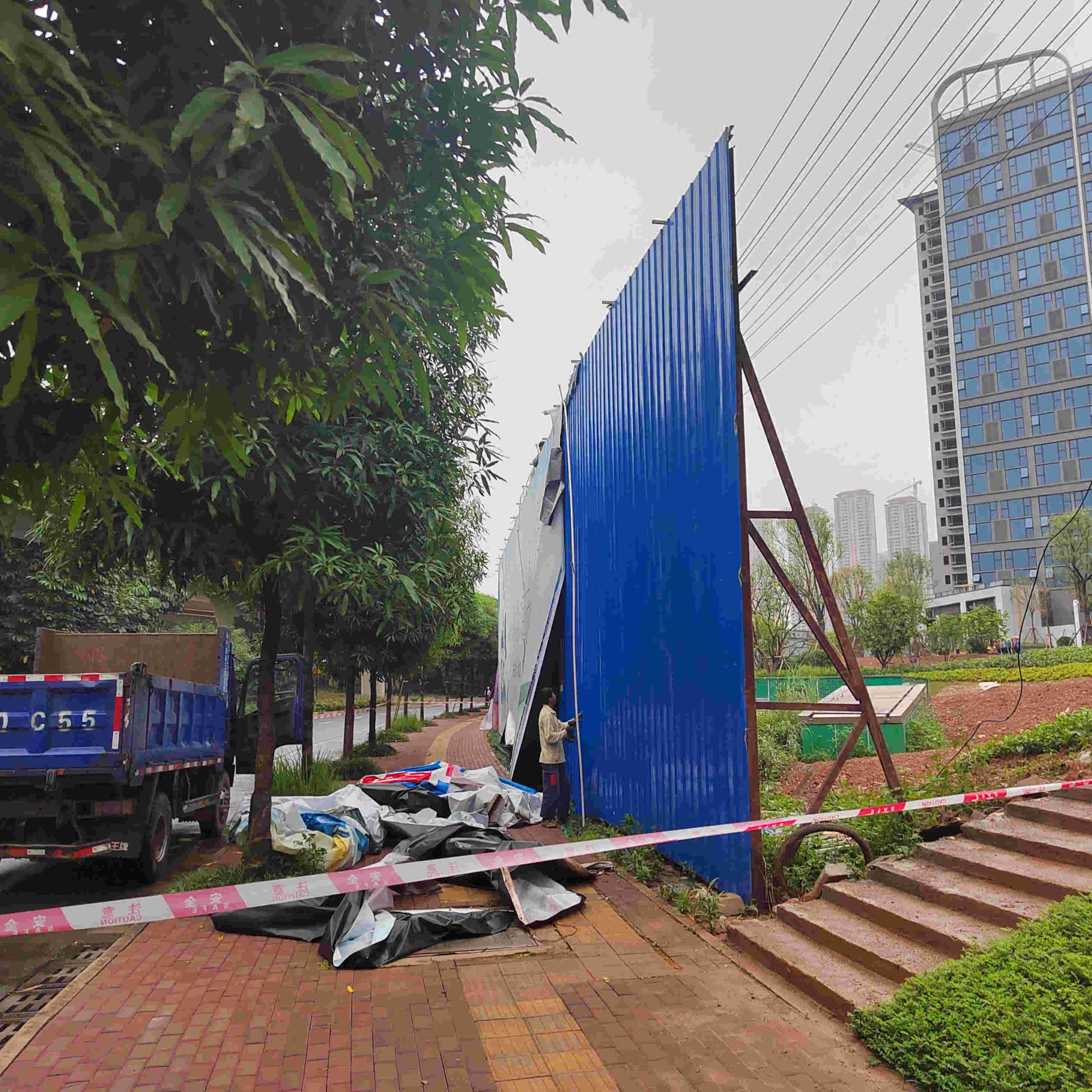 贺州市围挡拆除
